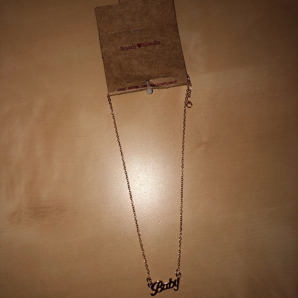 brandy melville “baby” necklace